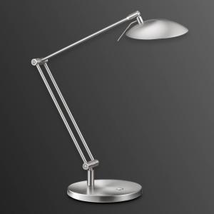 Knapstein Lámpara de mesa LED Coira, níquel mate