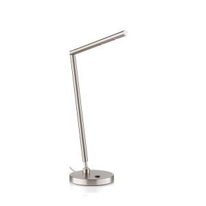 Knapstein Atemporal lámpara de mesa LED Glance, níquel