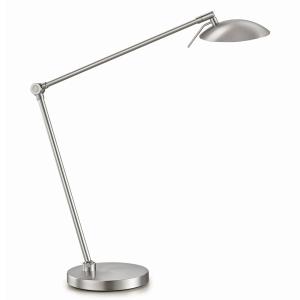 Knapstein Lámpara de mesa LED atenuable Beatrice níquel mat…