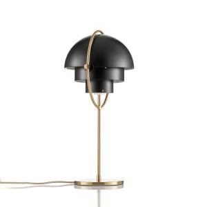 Gubi Lámpara de mesa Lite, altura 50 cm, latón/negro