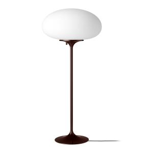 GUBI Stemlite lámpara de mesa, negro-rojo, 70 cm