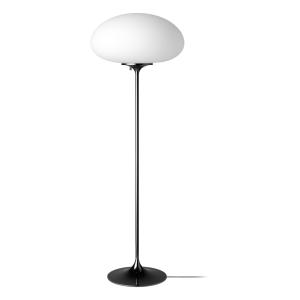 GUBI Stemlite lámpara de pie, negro-cromo, 110 cm