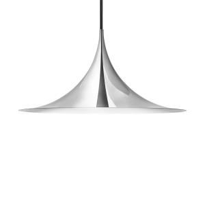 Lámpara colgante Semi de Gubi, Ø 60 cm, cromo