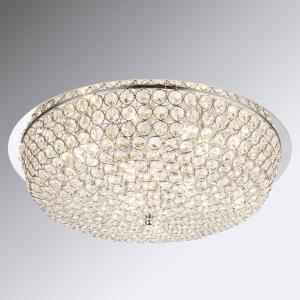 Globo Lámpara de techo de cristal Emilia bombillas LED