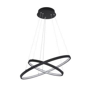 Globo Lámpara colgante LED Ralph, 2 luces, negro