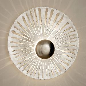 Holländer Aplique LED Pietro en forma redonda, plata