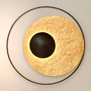 Holländer Aplique Satellite en dorado-marrón, Ø 90 cm