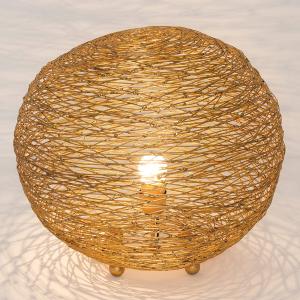 Holländer Lámpara de mesa Campano dorado, 40 cm de diámetro…