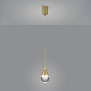 Helestra Deep lámpara colgante LED, mate oro