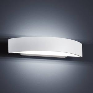 Helestra Lámpara LED de pared Yona en blanco mate, 27,5 cm