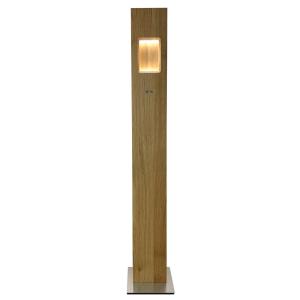 HerzBlut Pan lámpara de pie LED, roble, atenuable