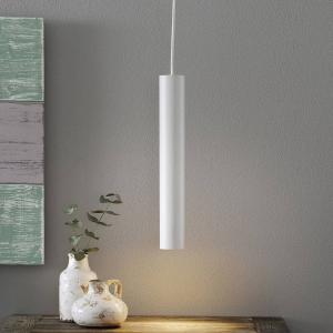 Ideallux Lámpara colgante LED Look, forma estrecha, blanco