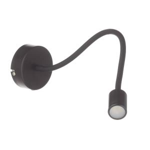 Ideallux Flexible aplique LED Focus, negro