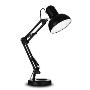 Ideallux Lámpara de mesa Kelly brazo articulado, E27, negro
