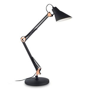 Ideallux Lámpara de mesa Sally, altura ajustable inclinable