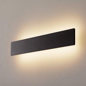 Ideallux Aplique LED Zig Zag negro, anchura 53 cm