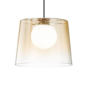 Ideallux Ideal Lux Fade colgante LED ámbar-transparente