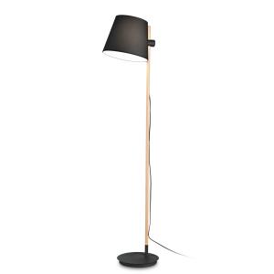 Ideallux Ideal Lux Axel lámpara de pie madera negro/natural