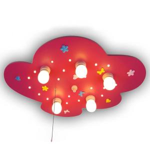 Niermann Standby Lámpara de techo Nubes con diseño floral