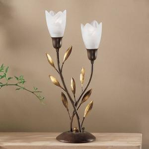 Kögl Lámpara de mesa CAMPANA diseño floral