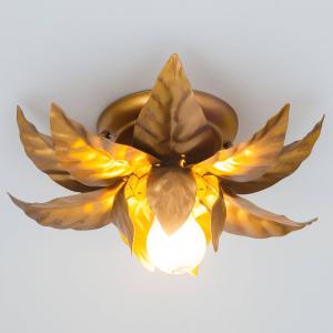 Kögl Lámpara de techo ANTIK con hojas de oro 26 cm