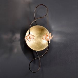 Kögl Lámpara de pared Fiorella 2 luces ámbar