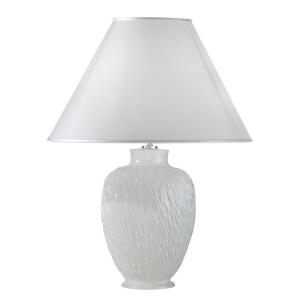 austrolux Lámpara de mesa Chiara de cerámica, blanco Ø 40 c…