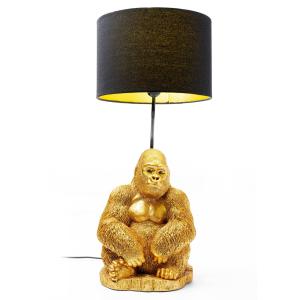 KARE Animal Monkey Gorilla lámpara de mesa con pantalla