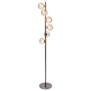 Kare Lámpara de pie Scala Balls, 6 luces, base de mármol, g…