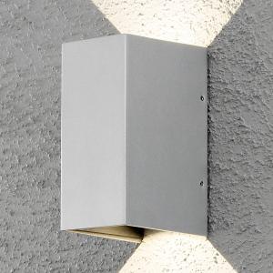Konstsmide Aplique LED para exterior Cremona 8 cm gris