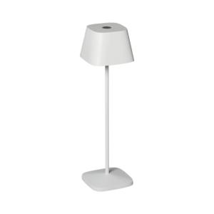Konstsmide Lámpara de mesa LED Capri para exterior, blanco