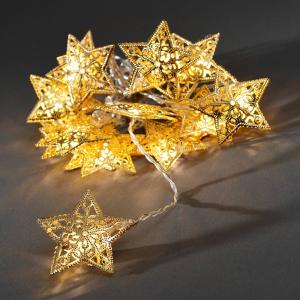Konstsmide Christmas cadena de 16 luces LED con estrellas d…