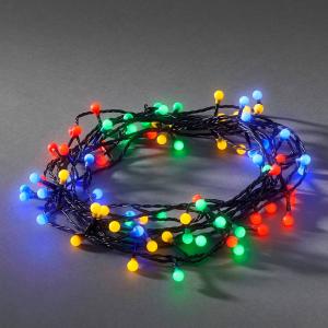 Konstsmide Christmas Cadena de 80 luces LED para exterior,…