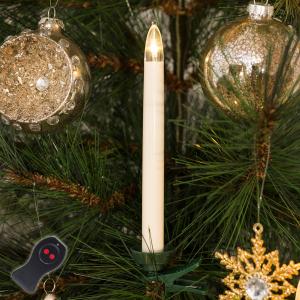 Konstsmide Christmas Velas LED navideñas inalámb. 16cm, bla…