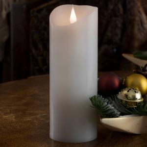 Konstsmide Christmas Con llama 3D, vela LED con cera real