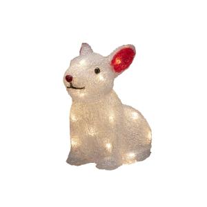 Konstsmide Season Figura luminosa LED Conejo, pilas