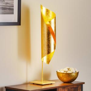 Knikerboker Hué lámpara de mesa de pan de oro, 70 cm de alt…