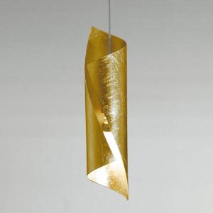 Knikerboker Hué Lámpara colgante LED 8x37 cm pan de oro