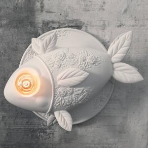 Karman Lámpara de pared de diseño Aprile en forma de pez
