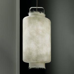 Karman Lámpara colgante LED de fibra Kimono, blanco 40 cm