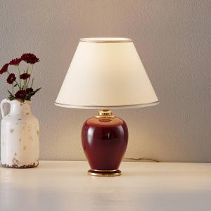 austrolux KOLARZ Bordeaux lámpara de mesa, 34 cm de alto
