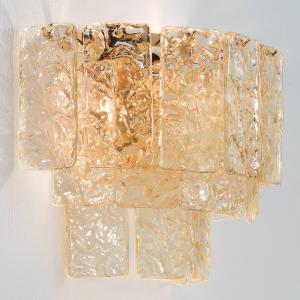 Patrizia Volpato Lámpara de pared de vidrio Glace, soporte…