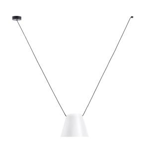 LEDS-C4 Attic lámpara colgante cono 24cm blanco