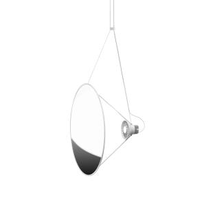 Luceplan Amisol lámpara colgante LED Ø 75cm plata