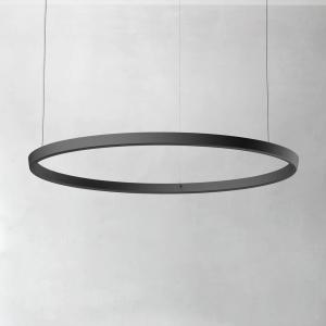 Luceplan Compendium Circle 110cm, negro