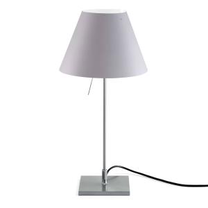 Luceplan Costanzina lámpara de mesa aluminio, blanco niebla