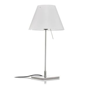 Luceplan Costanzina lámpara mesa aluminio, blanco