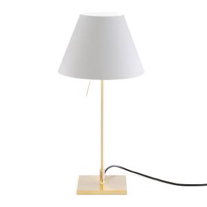 Luceplan Costanzina lámpara de mesa latón, blanco