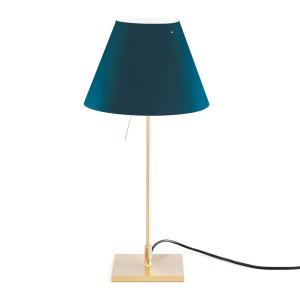 Luceplan Costanzina lámpara de mesa latón azul