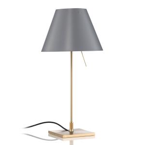 Luceplan Costanzina lámpara de mesa latón gris